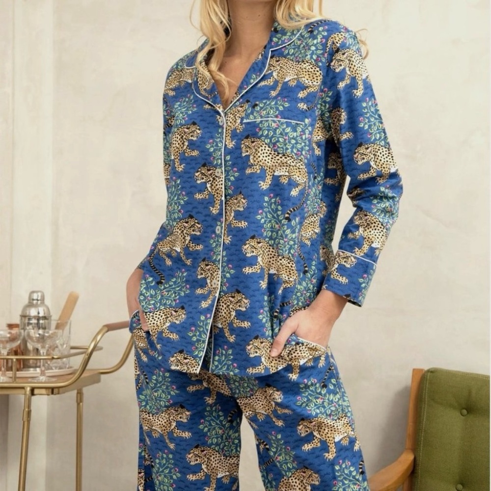 Printfresh Bagheera Long Sleep Set - Sapphire Size XL